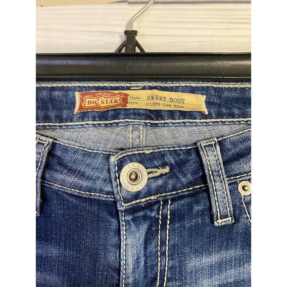 Womens big star sweet boot jeans size 27r - Picture 2 of 8